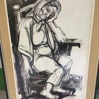 Sorgini Sergio inchiostro di china su tela