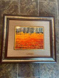 Michele Cascella “Campo di Papaveri”