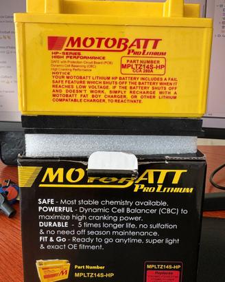 batteria per moto al LITIO
