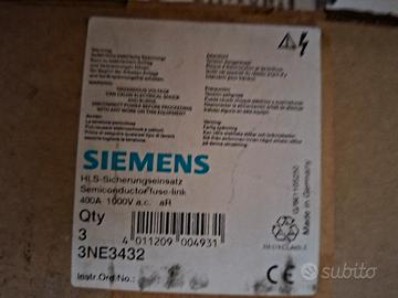 Fusibili 400A Siemens codice 3NE3432
