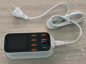 Caricatore USB Guolian 8 Porte + Display