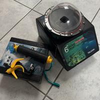 Dome Port Telesin GoPro Hero 5/6/7