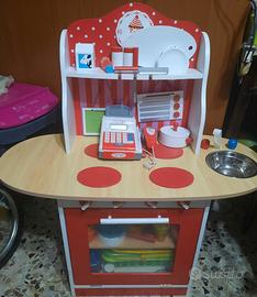 Cucina in legno gioco
