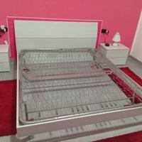 Letto matrimoniale con rete