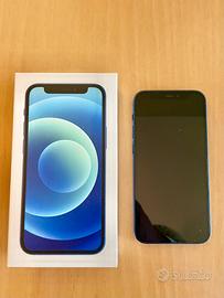 iPhone 12 blu 128gb 5G con cover - come nuovo