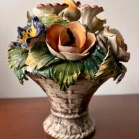 Centrotavola vaso in porcellana vintage