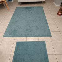 Set Tappeti azzurro scuro