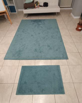 Set Tappeti azzurro scuro