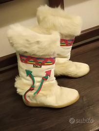 Doposci pelo di cavallino bianco Collin's