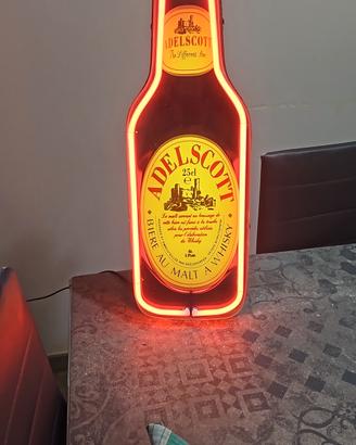 Insegna Luminosa al NEON Birra Adelscott - Vintage