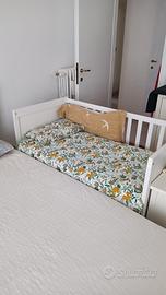 letto bambino Sundvik Ikea con sbarre bianco 