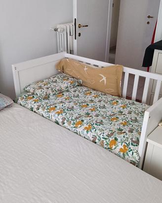 letto bambino Sundvik Ikea con sbarre bianco 