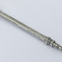 Antico portamine francese in argento XIX secolo