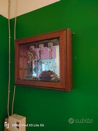 lotto 2 vetrinette pensili antiche 