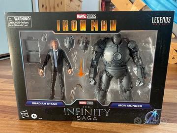 Marvel Legends Obadiah Stane e Iron Monger