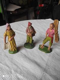 3statuine presepe in gesso fine 800