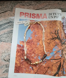 Collana argento artigianale quarzo