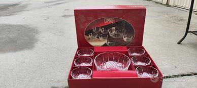 Set servizio macedonia in cristallo