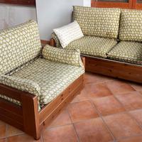 Set divano letto  + poltrona letto