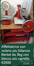 Affettatrice Con Volano E Bilancia 