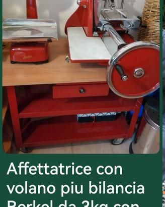 Affettatrice Con Volano E Bilancia 