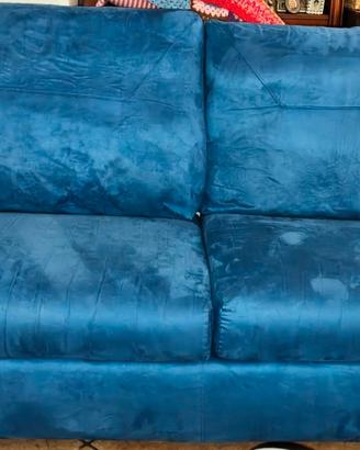 Divano blu Poltrone Sofà 