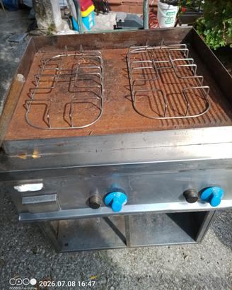 piastra a gas professionale 