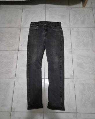 jeans levi's 511 slim fit grigio w32 l32