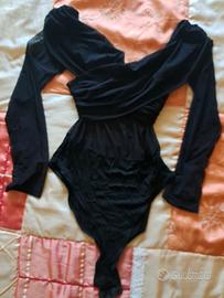 Body tulle incrociato