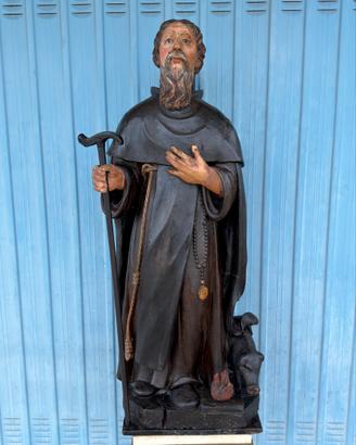 Antica statua Sant Antonio abate del 1600