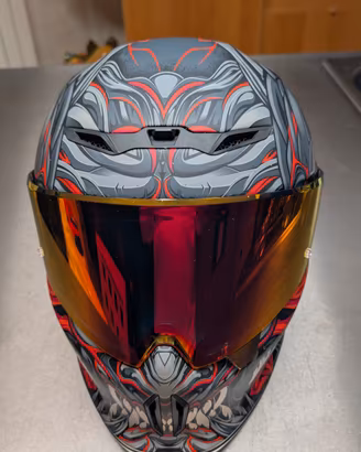ruroc eox oni L + shockwave + visiera Red