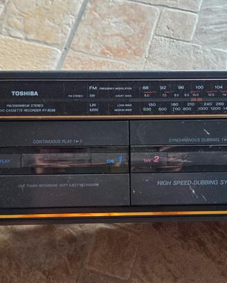 radioregistratore portatile Toshiba RT 8038