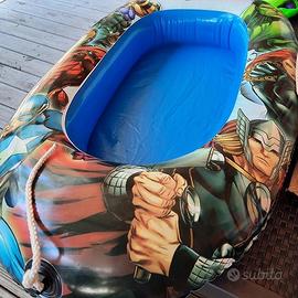 canotto avengers con pompa di gonfiaggio