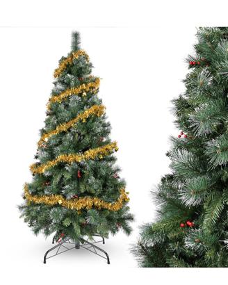 Albero di Natale Artificiale 170cm con Bacche Ross