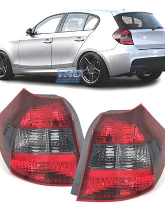 FANALI BMW E81 E87 04-07 ROSSO AFFUMICATO