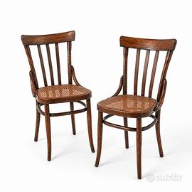 Coppia sedie antiquariato thonet