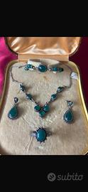 Set Gioielli Argento e Giada