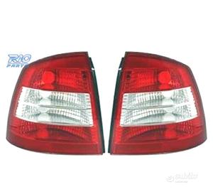 FANALI OPEL ASTRA G 3P 5P 97-04 LED ROSSO CROMATO