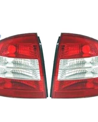 FANALI OPEL ASTRA G 3P 5P 97-04 LED ROSSO CROMATO