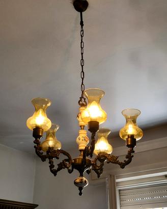 Lampadario vintage a sospensione