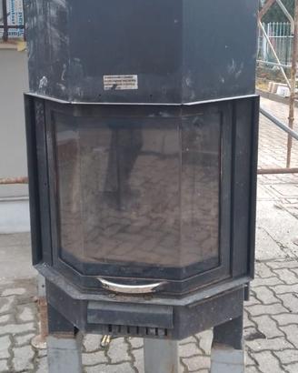 Camino da interno/esterno da cucinare
