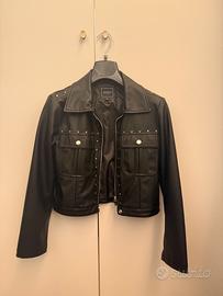 Giubbino pelle Guess nero - 12 anni