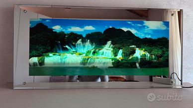 Specchio luminoso vintage 🌿 cascata in movimento