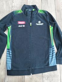 Felpa bambino 10 anni Kawasaki Racing 