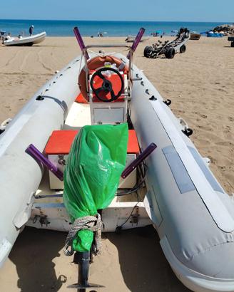  gommone 4 m rh400 con tubolari già cambiati