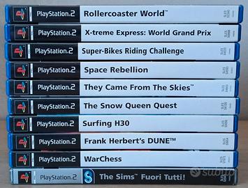 Lotto 10 Giochi Ps2 PROMO SVUOTATUTTO