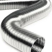 tubo acciaio flessibile 3metri nuovo 16cm Diametro