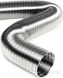 tubo acciaio flessibile 3metri nuovo 16cm Diametro