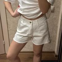 Pantaloncini jeans bianchi