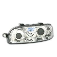 FARI PER FIAT PUNTO 99-03 ANGEL EYES FONDO CROMATO
